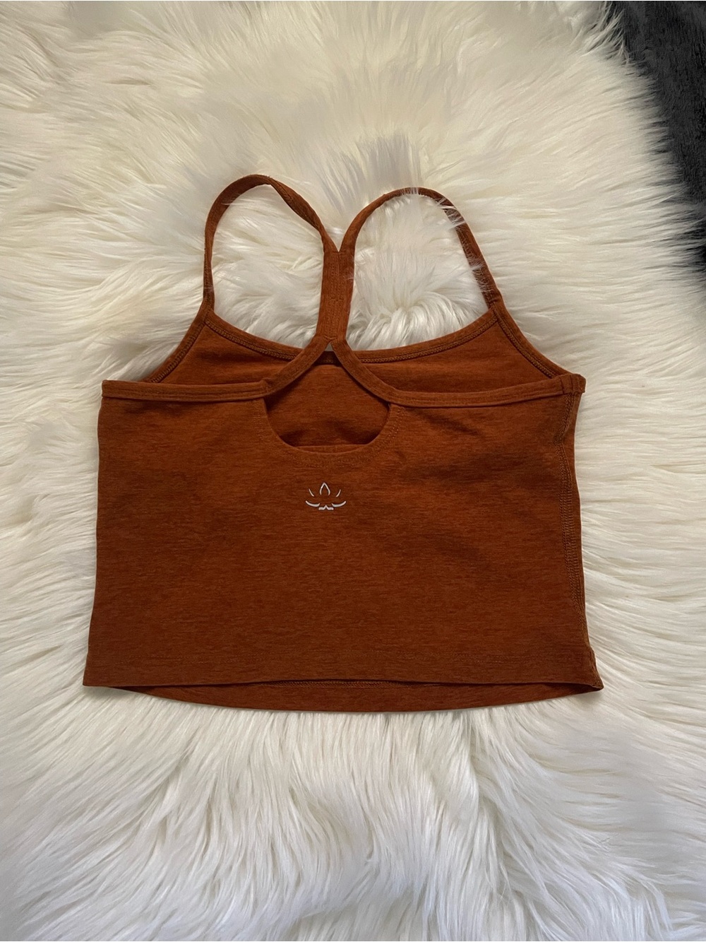 Beyond Yoga Rust Brown High-Waist Leggings & Crop Tank Set - Picture 11 of 13